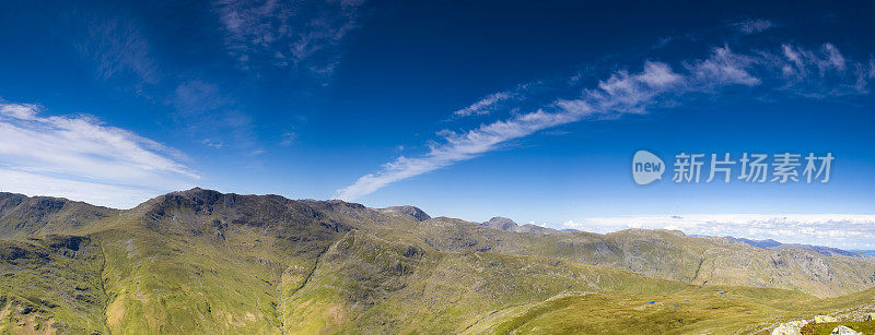 英国湖区Sca Fell和Great Gable